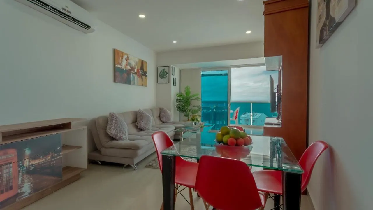 Apartamento Vista Mar 1707 Cartagena 0*,  Colombia